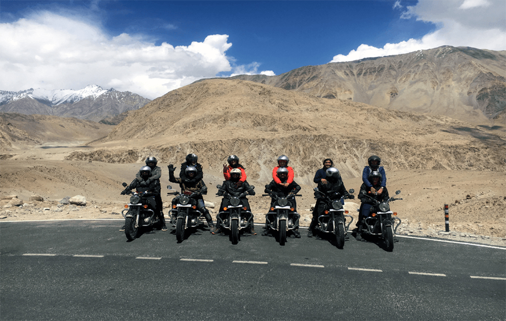 Leh Nubra Pangong Leh Bike Tour 